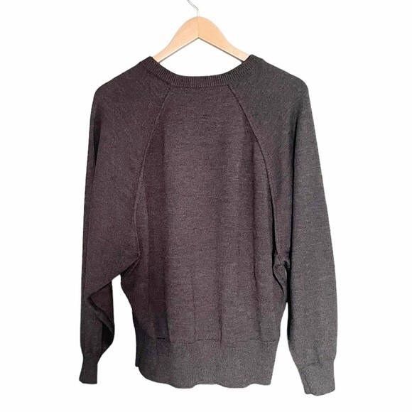 Athleta Hanover Sweater Merino Wool Thermolite Pullover Charcoal Gray Size Small - Picture 3 of 9